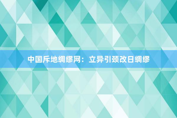 中国斥地绸缪网:立异引颈改日绸缪